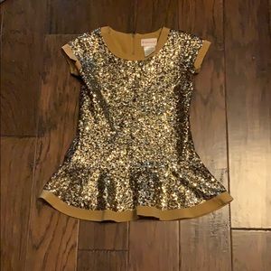 American Girl sequin top size S (7-8)